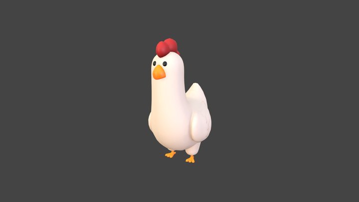 Character160 Chicken 3D Model