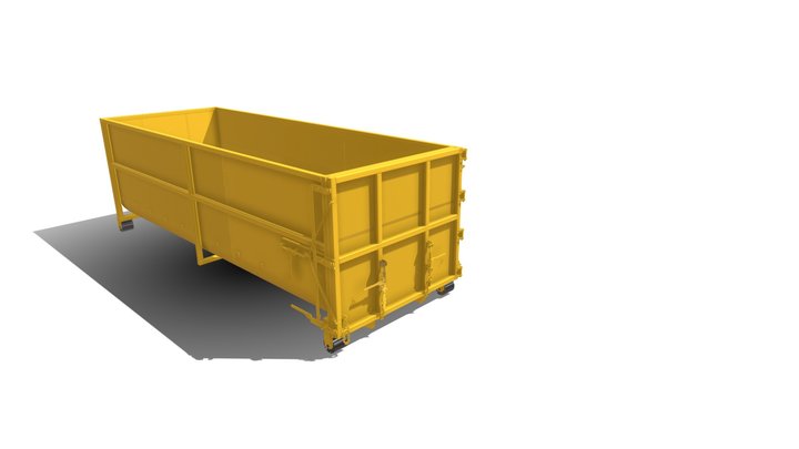 DURAPAN® LEAK-PROOF 40YD 20'x 6.5'x 8' CONTAINER 3D Model