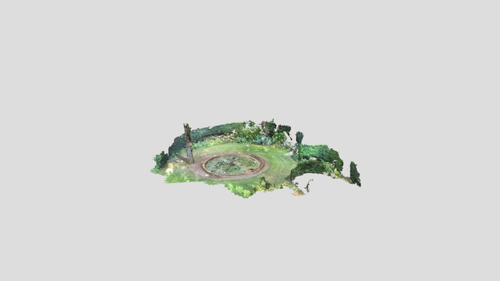 paxton house fountain 3D Model