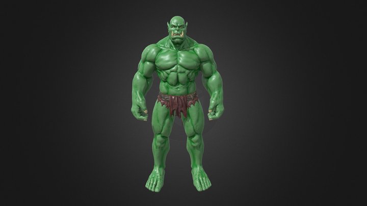 Orc stylized 3D Model