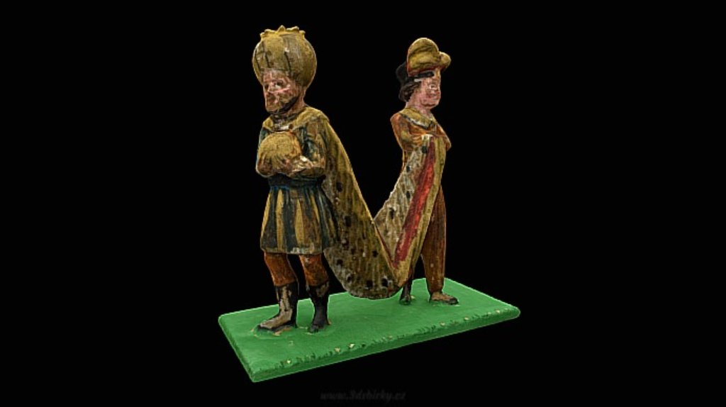Král a páže — Sketchfab embed 3D viewer