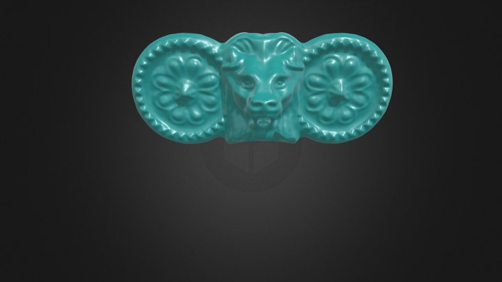Monticello Arcade - Lion V7 3D Model
