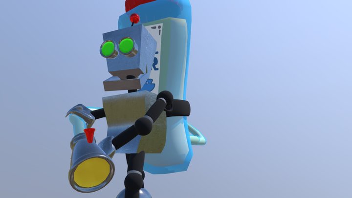 Spongebob Squarepants BFBB: Tar-Tar Robot 3D Model