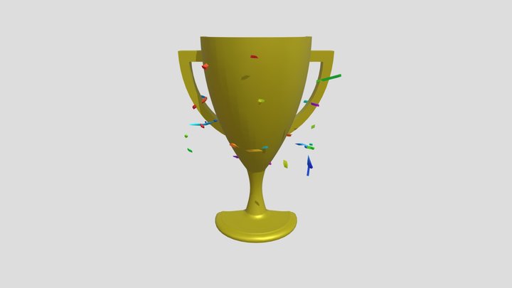 Trophy (to be mounted on wall) 3D Model