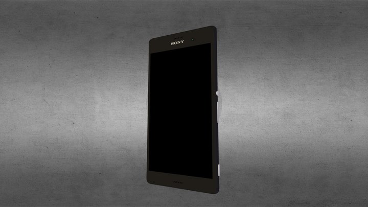 Sony Xperia Z3 3d Model 3D Model