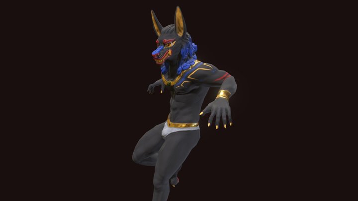 Anubis[Posed] 3D Model