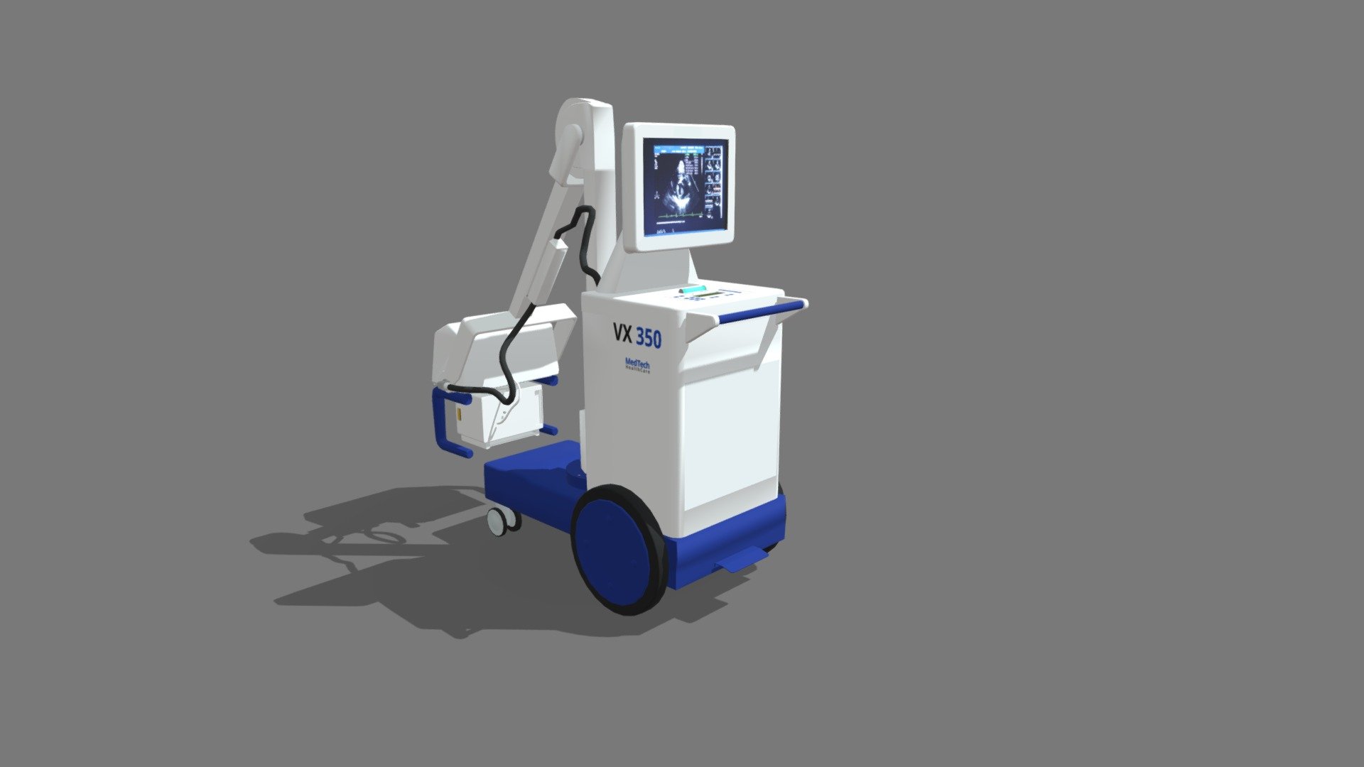 Medical Portable XRay Machine 2 Buy Royalty Free 3D model by 8Ball