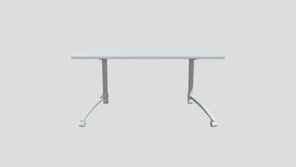 A folding table