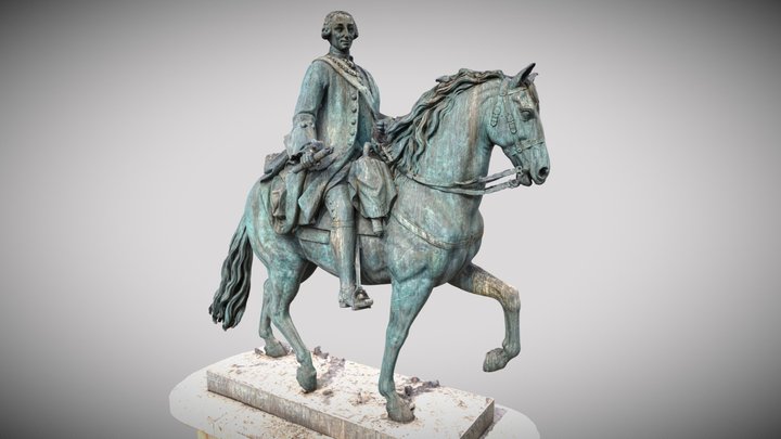 Carlos III en Madrid 3D Model