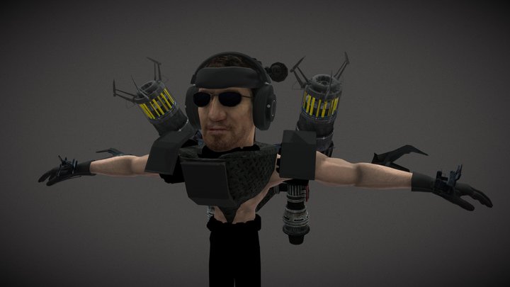 Buff Mutant 3D Model