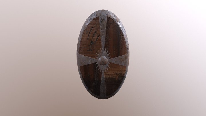 Tribal Shield 3D Model