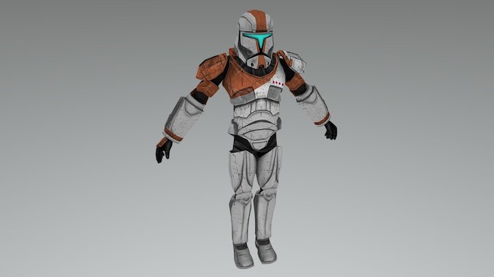 Star Wars - Delta Squad - Boss 3D Model