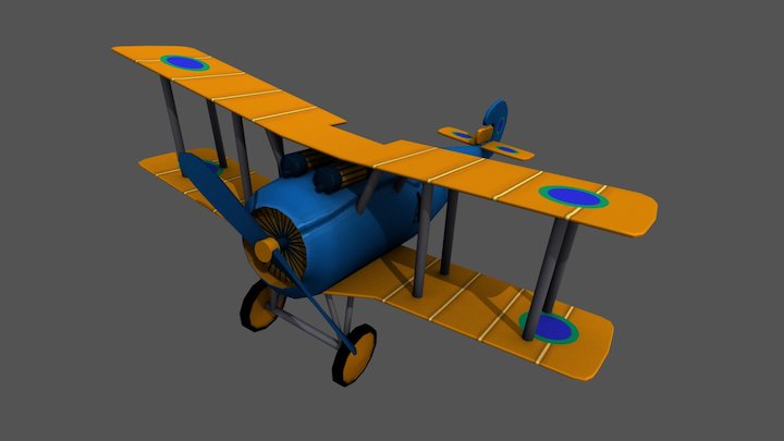 GameArt_Plane 3D Model