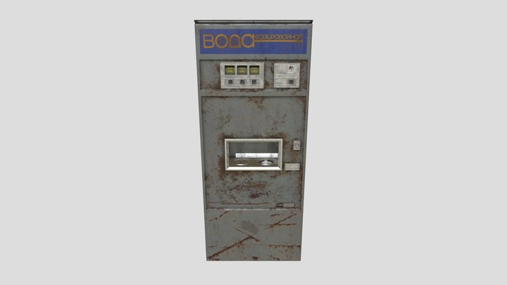 АТ 101 СМ Soviet soda machine 3D Model