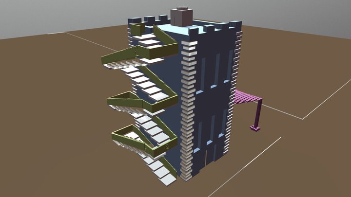 Edificios modelos 3D Model
