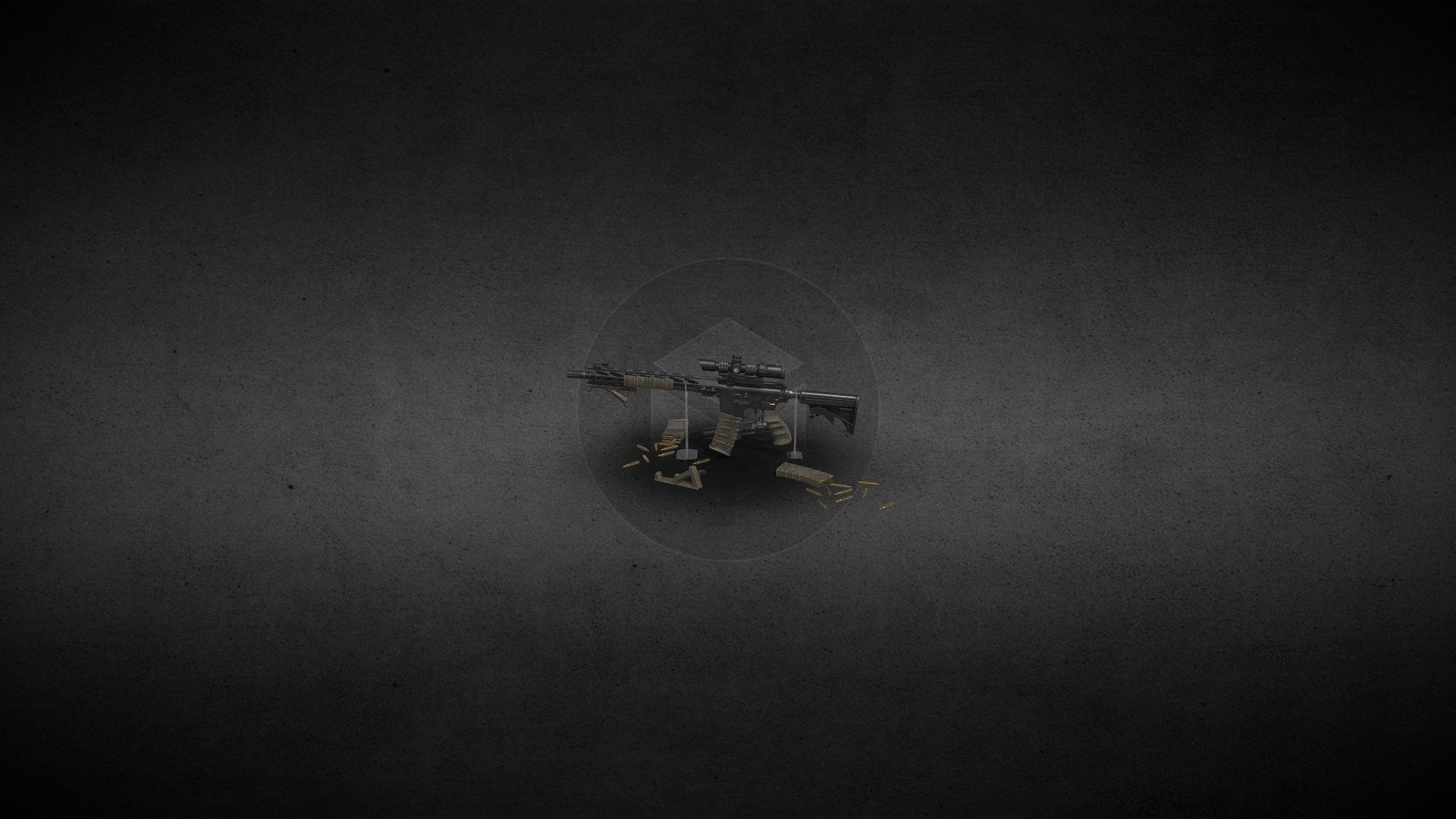 AR15_Rifle - Download Free 3D model by Ara_my45yt [e96b2b1] - Sketchfab