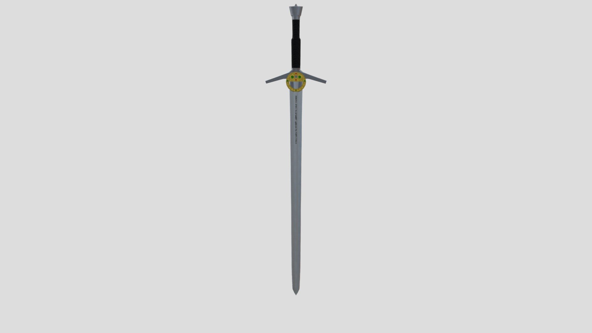 Geralt's Meteroite Sword From The Witcher 2019 - 3D model by robthenewb ...