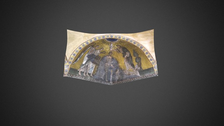 The Baptism of Christ, Mosaic 3D Model