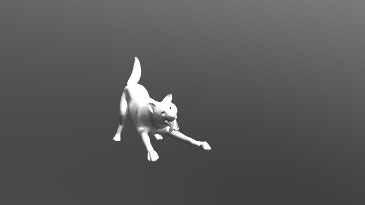 Fully Rigged IK/FK Wolf 3D Model