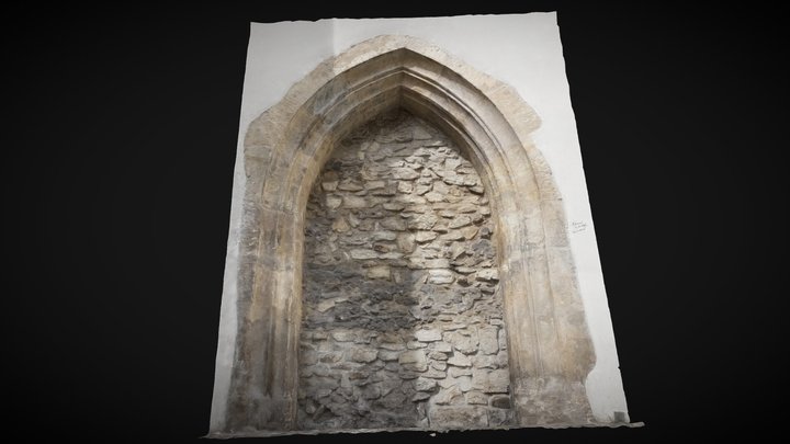 Blind Gothic Portal 3D Model