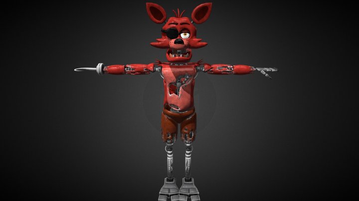 Foxy - Five Night's At Freddy's: Help Wanted - Download Free 3D model by  RandomFnafUserlol (@RandomUserlololol) [fc5e9c2]