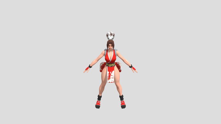 Mai Shiranui KOF XV 3D Model