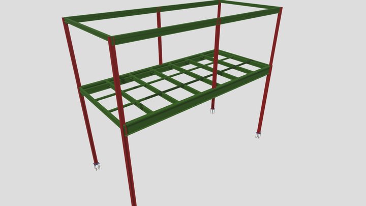 Mezanino - Galpão 3D Model