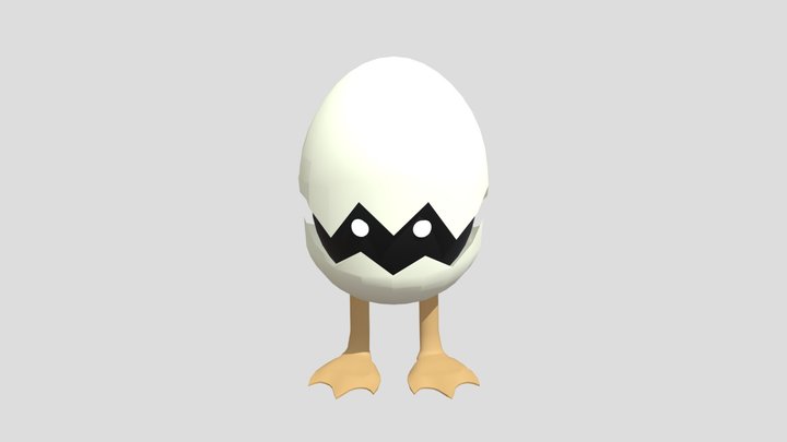 egg 3D Model
