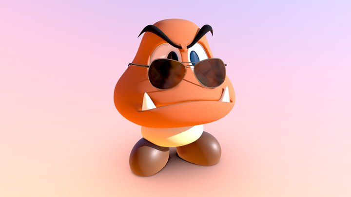 Groovy Goomba 3D Model