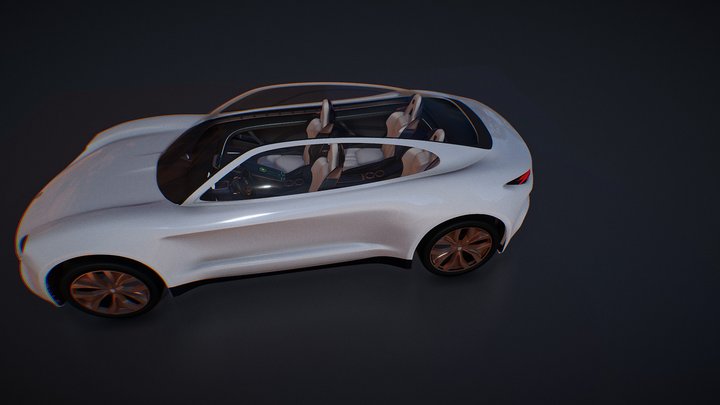 porsche int blender 3D Model