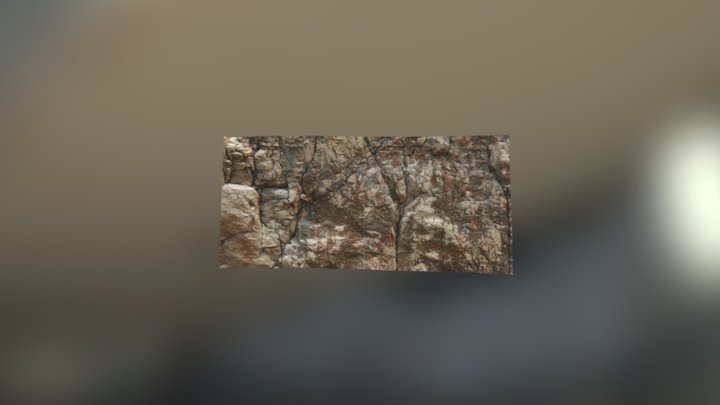 Rock Wall 3D Model