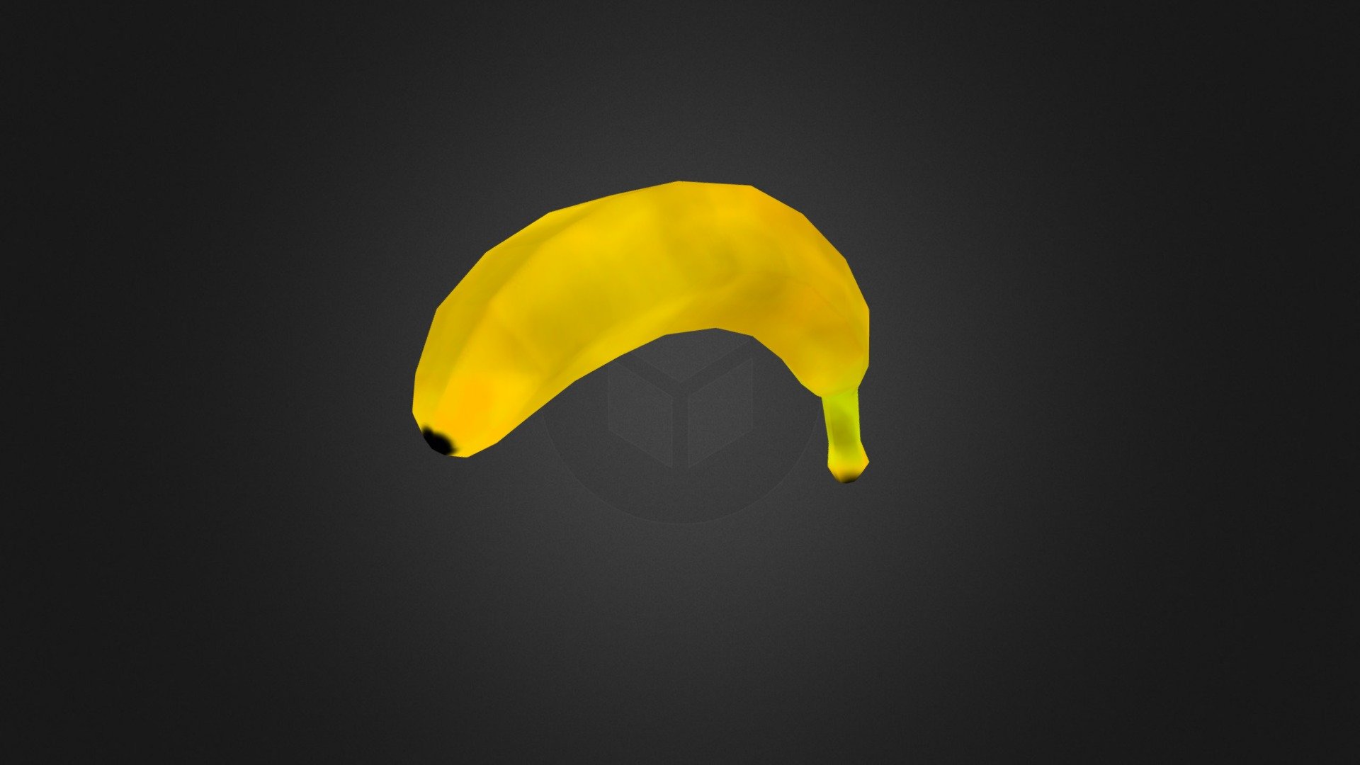 Low Poly Banana - 3D model by gorevojd [e96f745] - Sketchfab