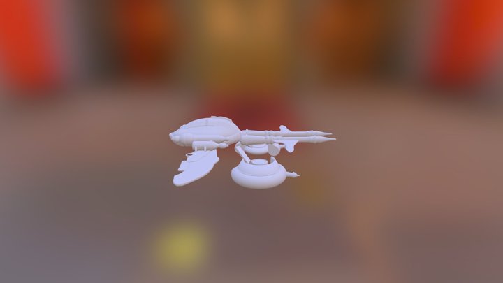 Strahl Ship Model 3D Model