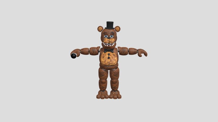 Unwithered Freddy 3D Model