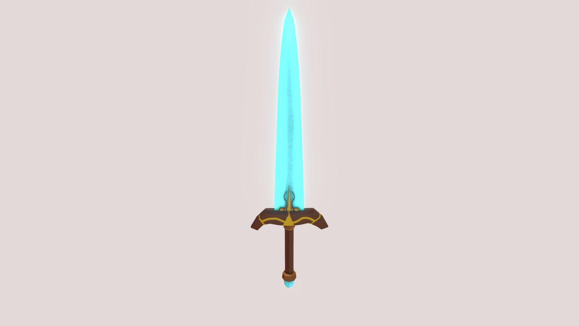 Lowpoly Fantasy Sword - Download Free 3D model by Lucas Coutinho ...