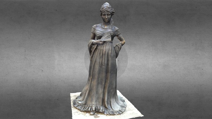 Escultura de Cecilia Valdés 3D Model
