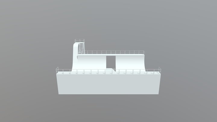 Halfpipe 3D Model