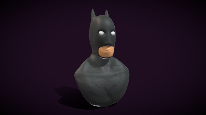 Bust Batman 3D Model