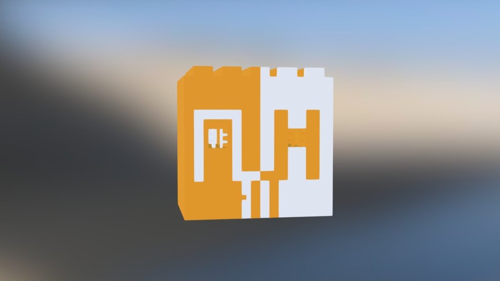 LDE UTC Net House logo Download Free 3D model by Amir.Khan [e975426