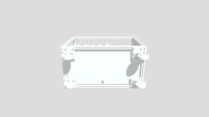 阀台3组件 3D Model