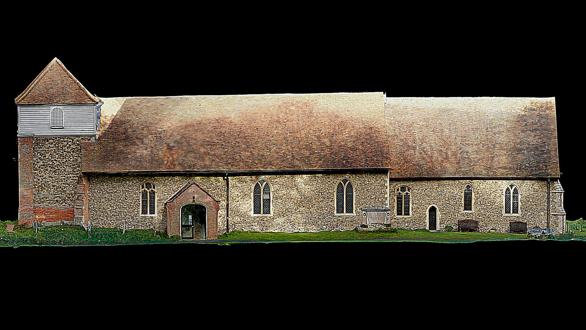 Great Oakley Church, Essex 3D model by Professor Dominic Powlesland