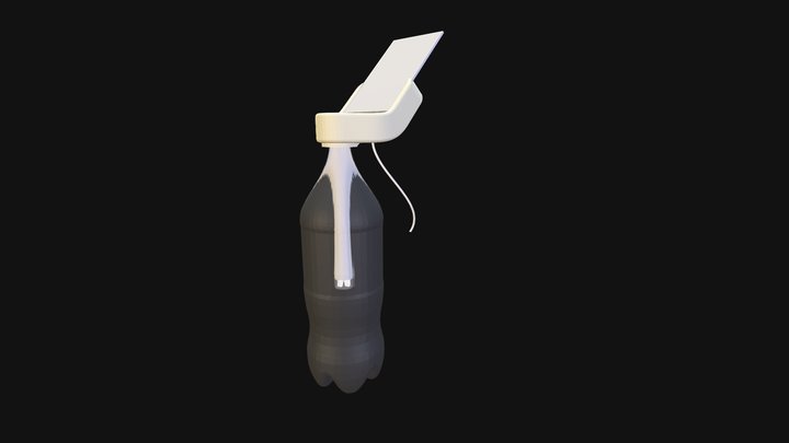 LED Solar Light Bottle 3D Model
