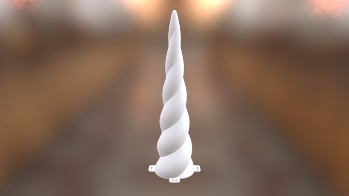 Unicorn Horn 3D Model