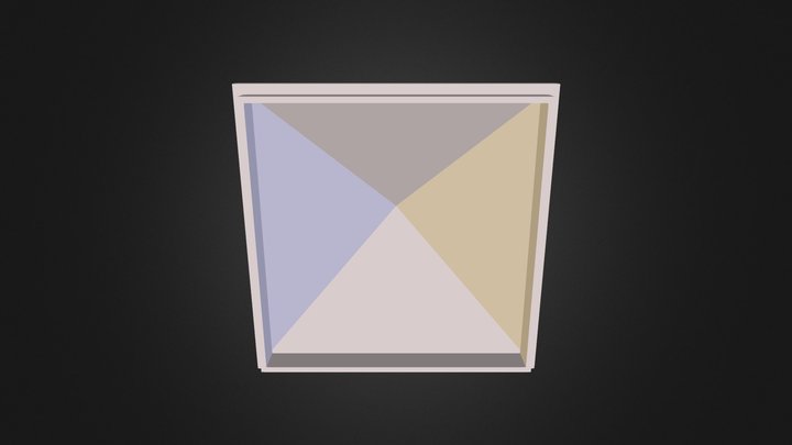 Pyramide Dentellee Entiere 3D Model