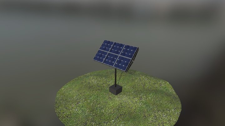 Solarpanel 3D Model