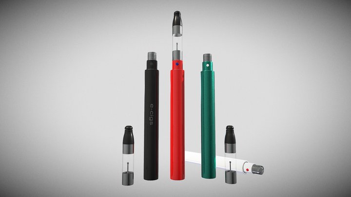 Electronic cigarette 3D Model