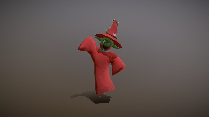 Goblin Witch 3D Model