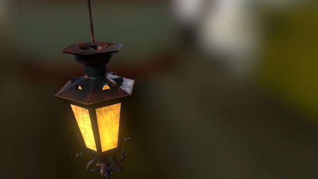 Old Lantern 3D Model