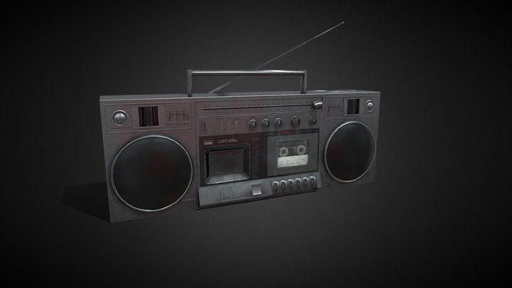 Boombox – Modello 3D gratuito STL