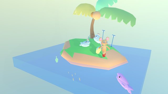 CHEESE&FISH 3D Model